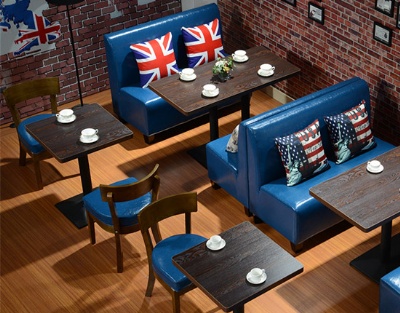 Sofa booth+chair+table