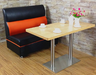 西餐咖啡厅沙发桌椅组合茶餐厅卡座沙发桌椅